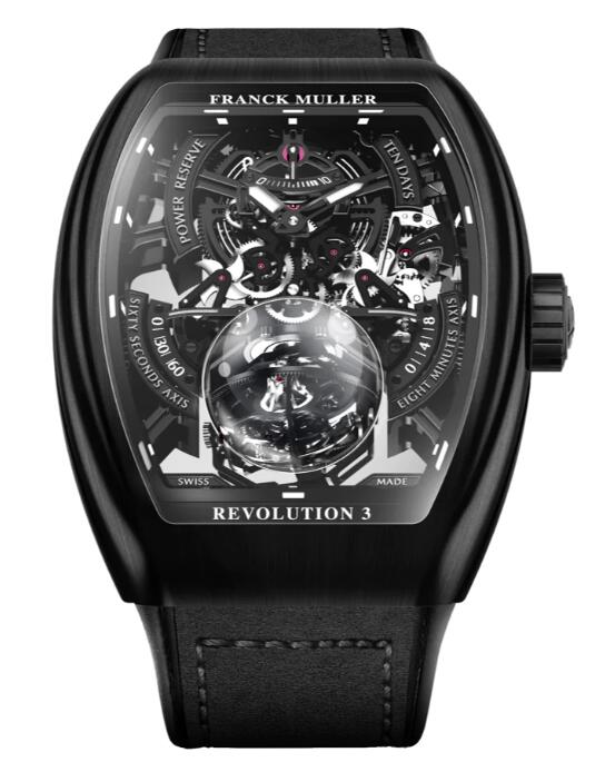 FRANCK MULLER Vanguard Revolution 3 Skeleton Rose Gold V50 REV 3 PR SQT (NR) Replica Watch